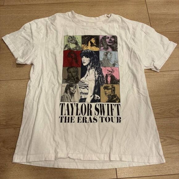 Taylor Swift Other - Taylor Swift Official The Eras Tour Cotton Short Sleeve White T-shirt Size M